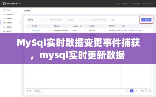 MySql实时数据变更事件捕获，mysql实时更新数据 