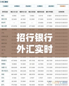 招行银行外汇实时牌价，招商银行外汇牌价 