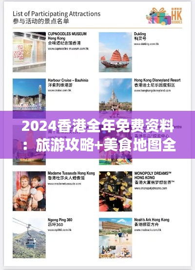 2024香港全年免费资料:旅游攻略+美食地图全掌握