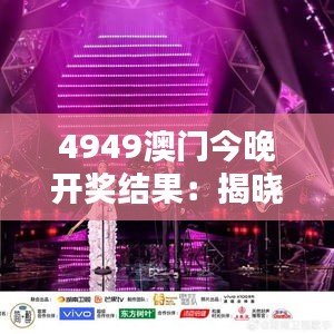 4949澳门今晚开奖结果：揭晓惊喜，星夜奇缘