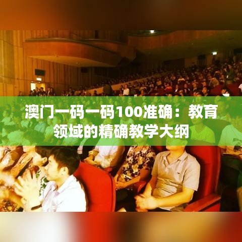 澳门一码一码100准确：教育领域的精确教学大纲