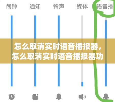 怎么取消实时语音播报器，怎么取消实时语音播报器功能 