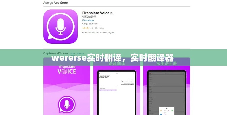wererse实时翻译，实时翻译器 