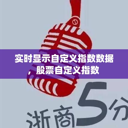 实时显示自定义指数数据，股票自定义指数 