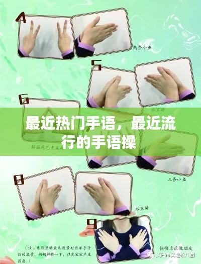 最近热门手语，最近流行的手语操 