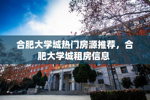 合肥大学城热门房源推荐，合肥大学城租房信息 