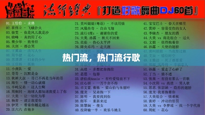 热门流，热门流行歌 