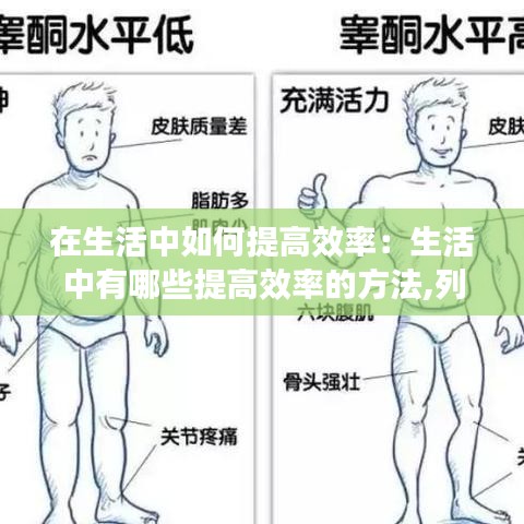 在生活中如何提高效率：生活中有哪些提高效率的方法,列举一两条 