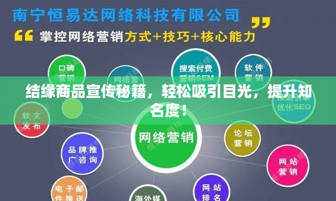 结缘商品宣传秘籍，轻松吸引目光，提升知名度！