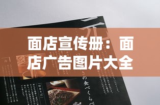 面店宣传册:面店广告图片大全
