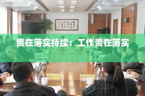 贵在落实持续：工作贵在落实 