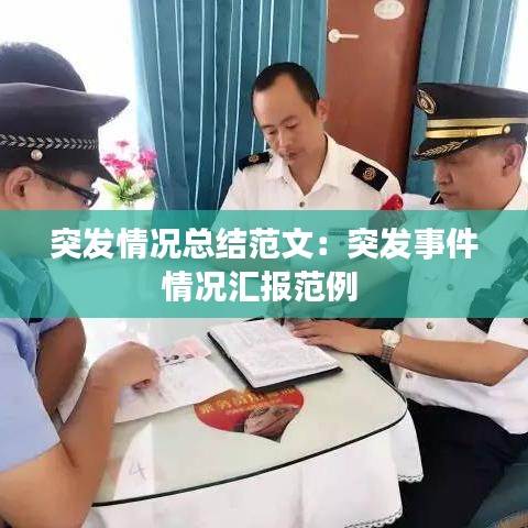 突发情况总结范文:突发事件情况汇报范例