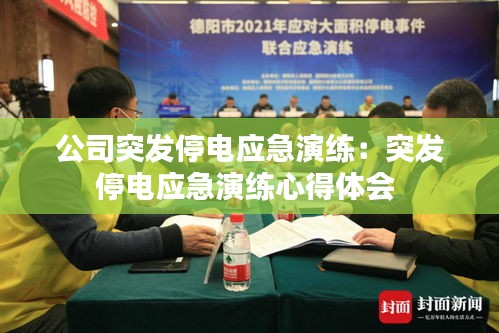 公司突发停电应急演练：突发停电应急演练心得体会 
