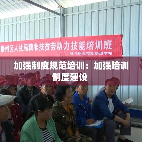 加强制度规范培训：加强培训制度建设 