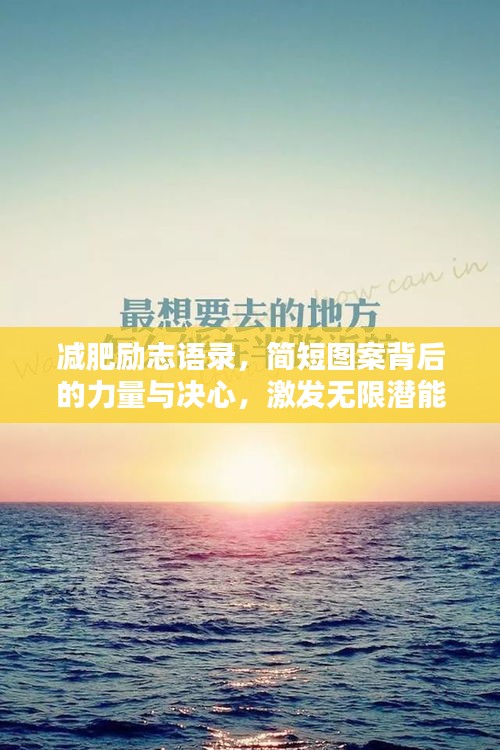 减肥励志语录，简短图案背后的力量与决心，激发无限潜能！