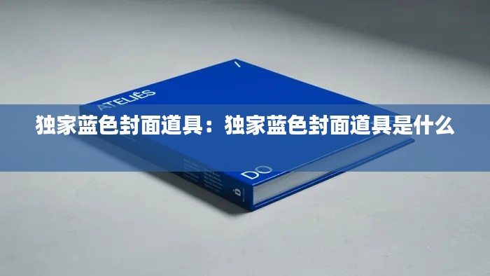 独家蓝色封面道具：独家蓝色封面道具是什么 