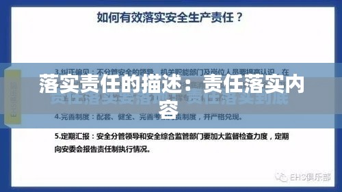 落实责任的描述：责任落实内容 