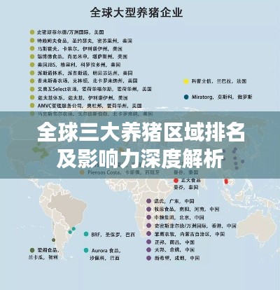 全球三大养猪区域排名及影响力深度解析
