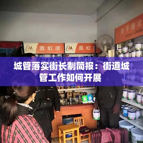 城管落实街长制简报：街道城管工作如何开展 