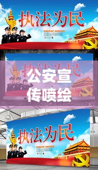 公安宣传喷绘：公安宣传海报素材 