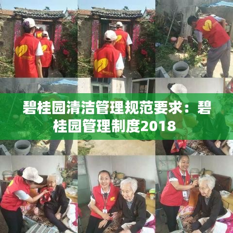 碧桂园清洁管理规范要求：碧桂园管理制度2018 