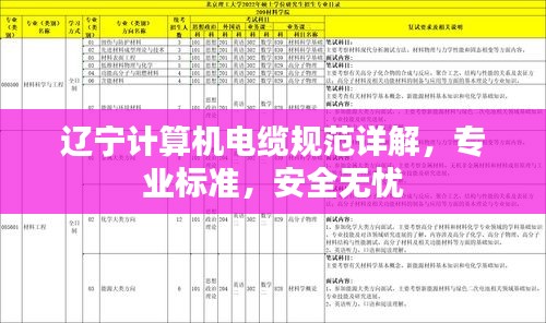 辽宁计算机电缆规范详解，专业标准，安全无忧