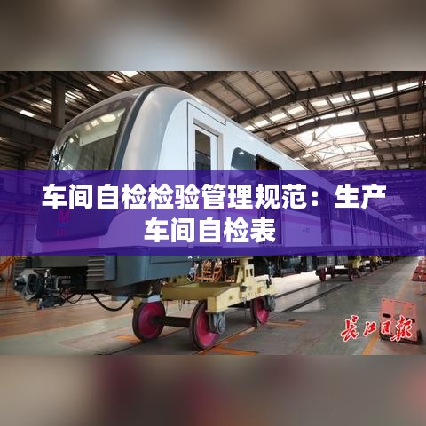 车间自检检验管理规范：生产车间自检表 