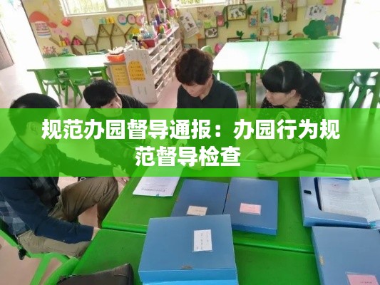 规范办园督导通报:办园行为规范督导检查