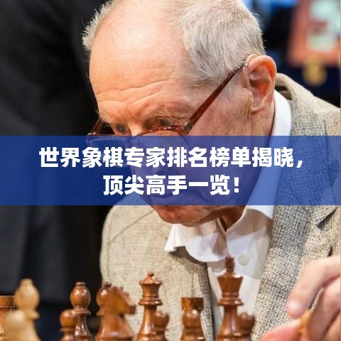 世界象棋专家排名榜单揭晓，顶尖高手一览！