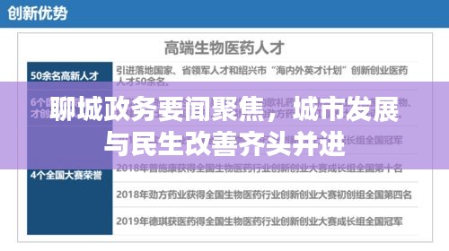 聊城政务要闻聚焦，城市发展与民生改善齐头并进