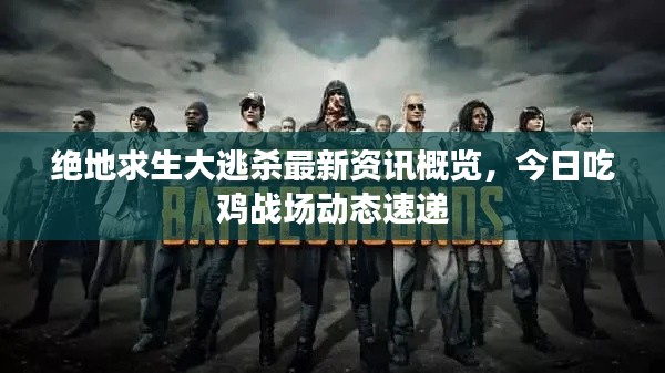 绝地求生大逃杀最新资讯概览，今日吃鸡战场动态速递