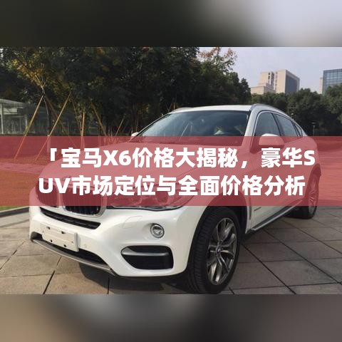 「宝马X6价格大揭秘，豪华SUV市场定位与全面价格分析」