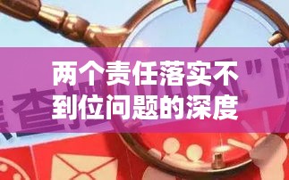两个责任落实不到位问题的深度解析与解决策略探讨