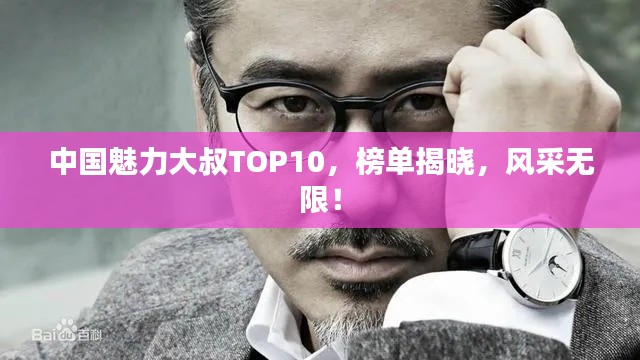 中国魅力大叔TOP10,榜单揭晓,风采无限!